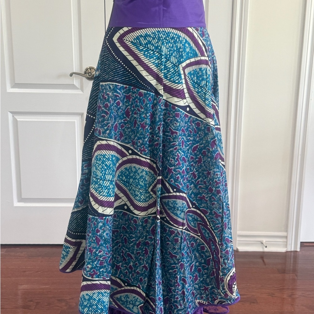 Colorful Patterned Women's Skirt